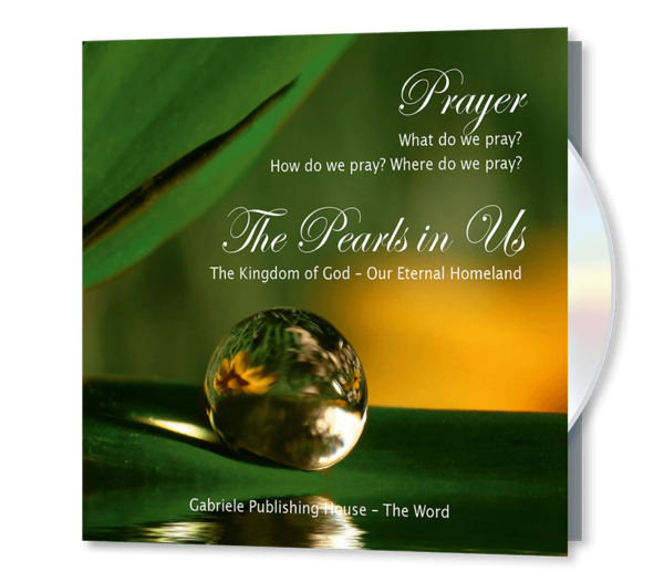 A drop of water and the titles of 2 Prayer Meditation Contemplations - Pearls in Us and Prayer