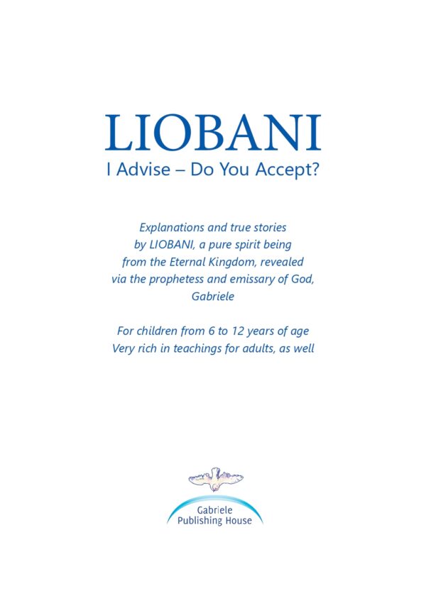 Book - Liobani: I Advise - Do You Accept? (Cover Page)