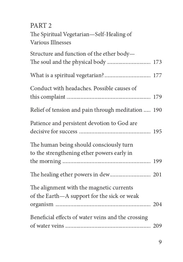 Energy Field of Spirit! - Recognize and Heal Yourself (Softbound) Table of Contents